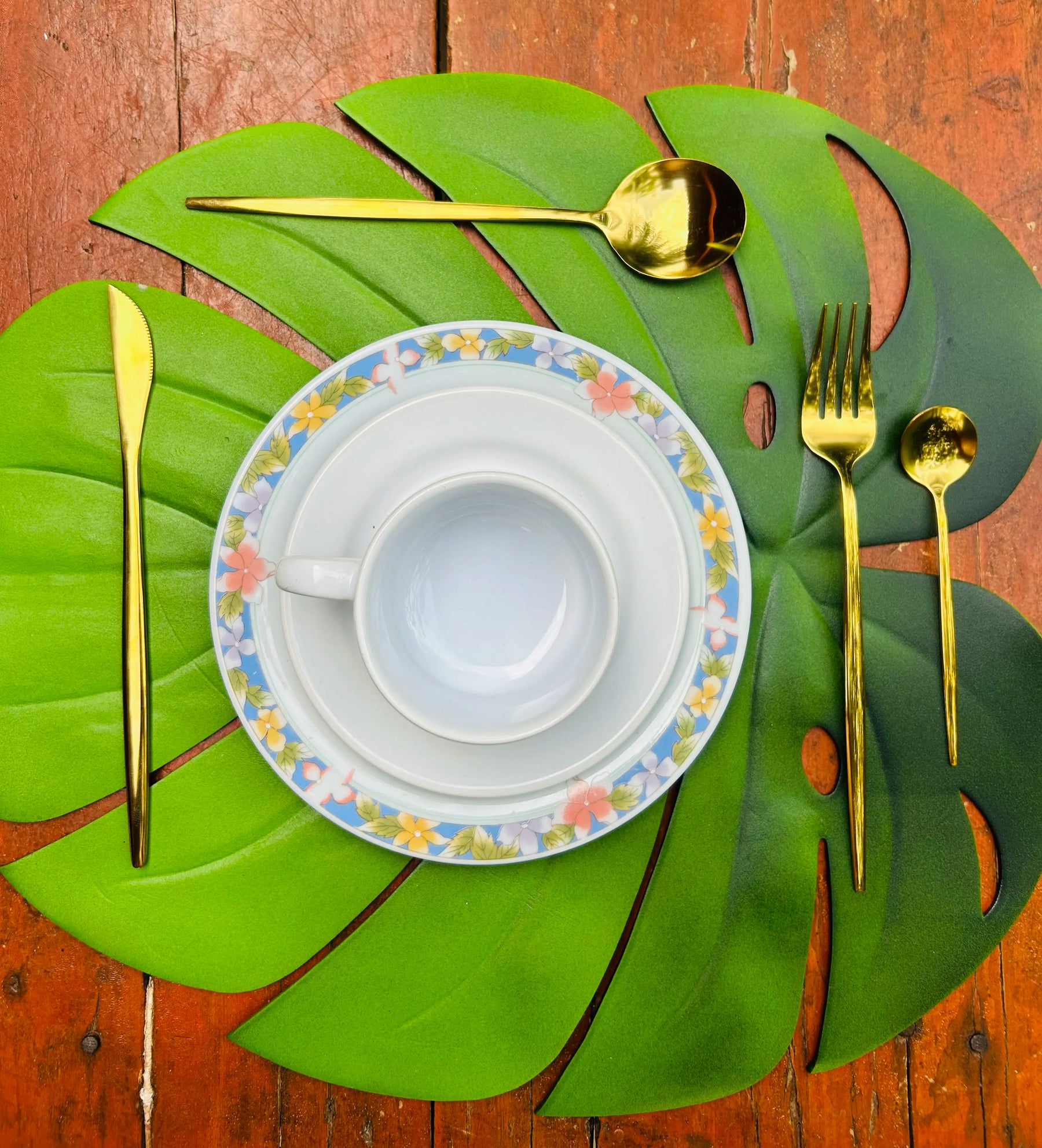 Conjunto de Talheres Dourados Gold Glamour – Em Aço Inox para Mesa Posta Elegante -Compre e Leve O Dobro