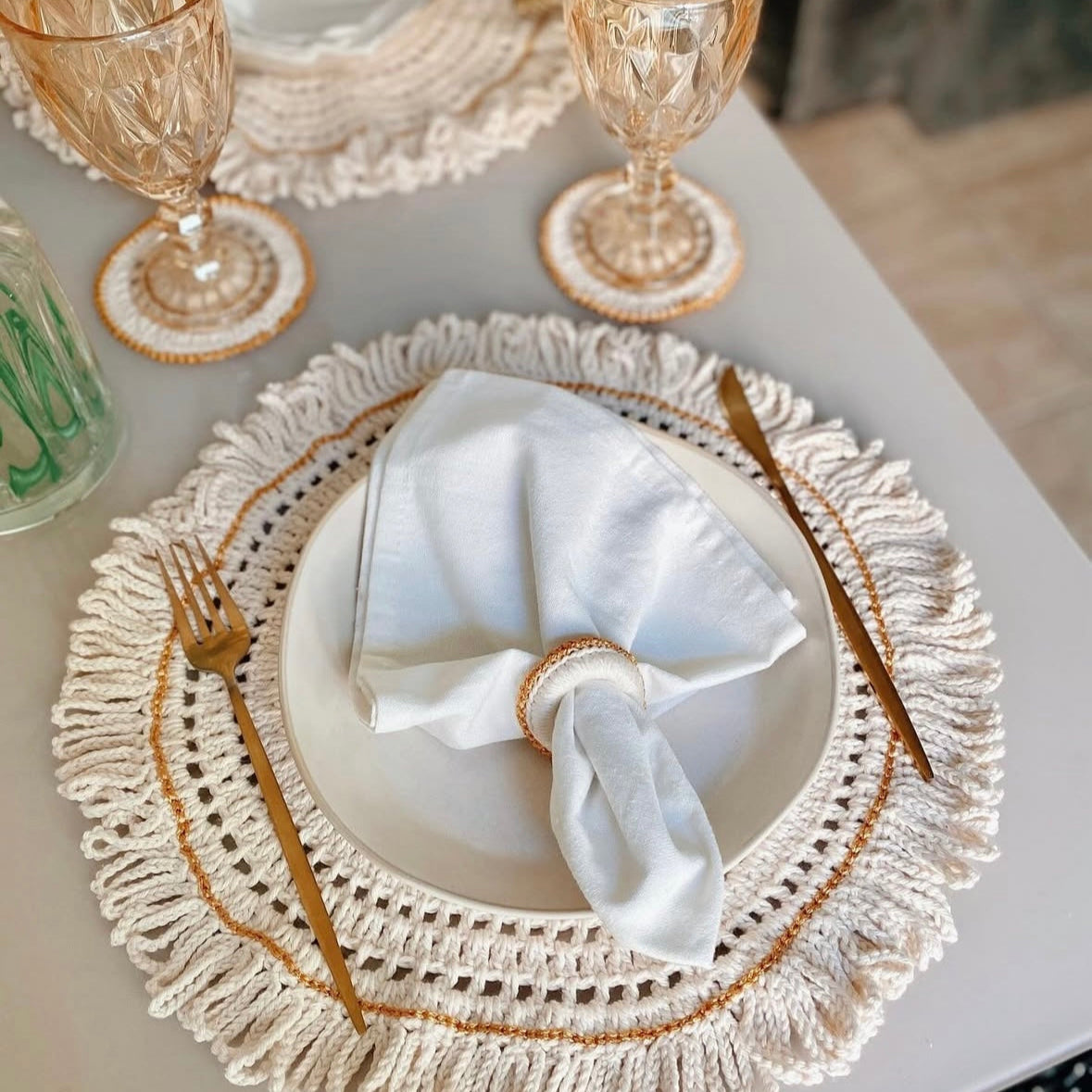 Conjunto de Talheres Dourados Gold Glamour – Em Aço Inox para Mesa Posta Elegante -Compre e  Leve O Dobro
