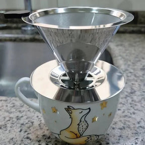 Filtro de Café Inox 102 – Sustentabilidade e Sabor em Cada Xícara