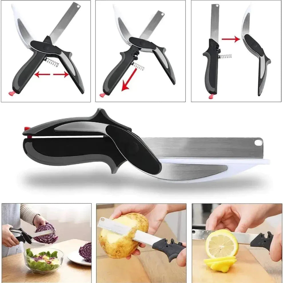 Tesoura Faca Lar Equipado -  Precisa com Design Sofisticado para Sua Cozinha