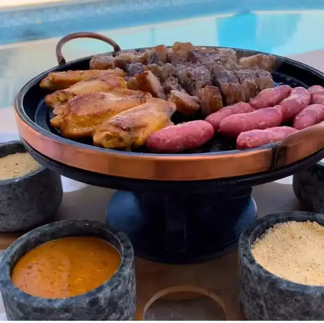Jogo 9 Peças – Churrasco Giratório 2.0